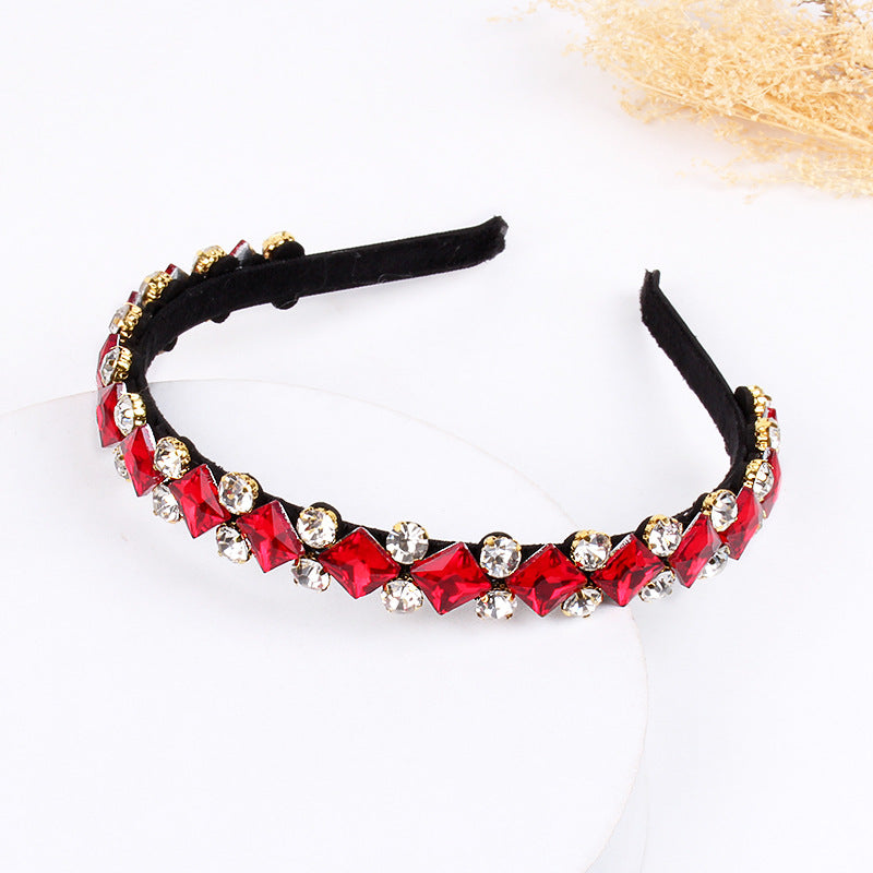 Women's Elegant U-Shape Rhinestone Hairband