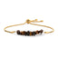 Casual Irregular Stainless Steel Natural Stone Bracelet