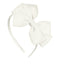 Kids' Bow Knot Headband - Solid Color Polyester Rib Hair Accessories for Girls and Women