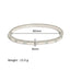 18K Gold Plated Zircon Geometric Star Flower Stainless Steel Bangle Bracelet for Women