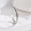 1 Piece Fashion Asymmetrical Crystal Zircon Ring in 18k Gold Plated Copper