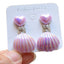 Simple Shell Resin Heart Ear Cuffs for Girls