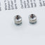 Zircon Rhinestone Magnetic Earrings - Unisex Non-Pierced Flash Diamond Studs