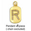 Hip-hop Retro 26 Letters Pendant Chain