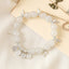 Lady Sweet Classic Pentagram Bell Crystal Alloy Moonstone Bracelets for Women