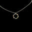 Simple Style 18k Gold Zircon Letter Pendant Necklace