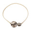 Golden Leaf Elastic Waist Belt for Women - Summer Dress Accessory