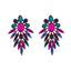 Glamorous Geometric Rhinestone Gold Plated Alloy Earrings