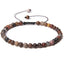 Casual Natural Agate Stone Adjustable Knitting Bracelet