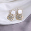 1 Pair Simple Style Butterfly Bow Knot Alloy Inlay Rhinestones Women'S Drop Earrings Earrings Ear Studs