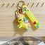 Cartoon Unicorn Silicone Keychain Pendant for Bags