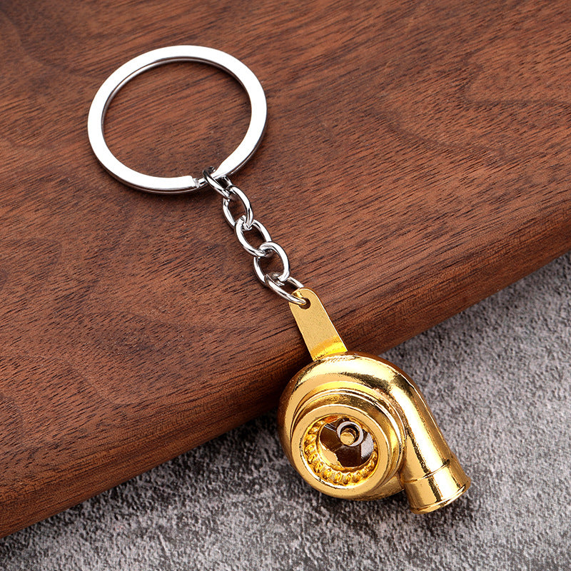 Simple Alloy Unisex Keychain with Creative Car Parts Design