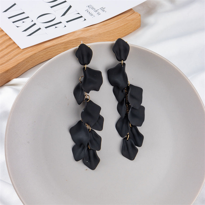 IG Style Retro Flower Arylic Plating Women'S Drop Earrings