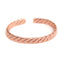 Simple Style Solid Color 18k Gold Plated Cuban Chain Women's Bangle