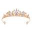 Women's Elegant Rhinestone Bridal Headpiece and Performance Tiara