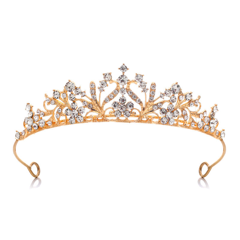 Women's Elegant Rhinestone Bridal Headpiece and Performance Tiara