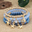 Bohemian Butterfly Crystal Multi-Layer Beaded Women's Bracelet