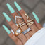 Fashion Snake Alloy Plating Rhinestones Unisex Rings 1 Piece