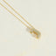 14K Gold Plated Zircon Letter Pendant Necklace - Vintage Style Initial Choker