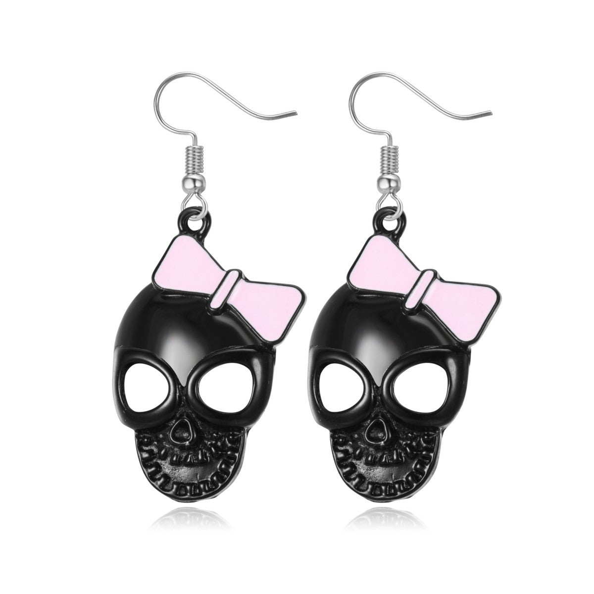 Halloween Skull Pumpkin Spider Web Alloy Earrings Set