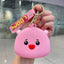 Cute Cartoon Capybara Silicone Keychain and Coin Purse Combo