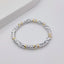 18k Gold Plated Bohemian Colorful Clay Beaded Stretch Bracelet