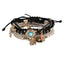 Ethnic Devil's Eye Multi-Layer Beaded Bracelet with Rhinestones