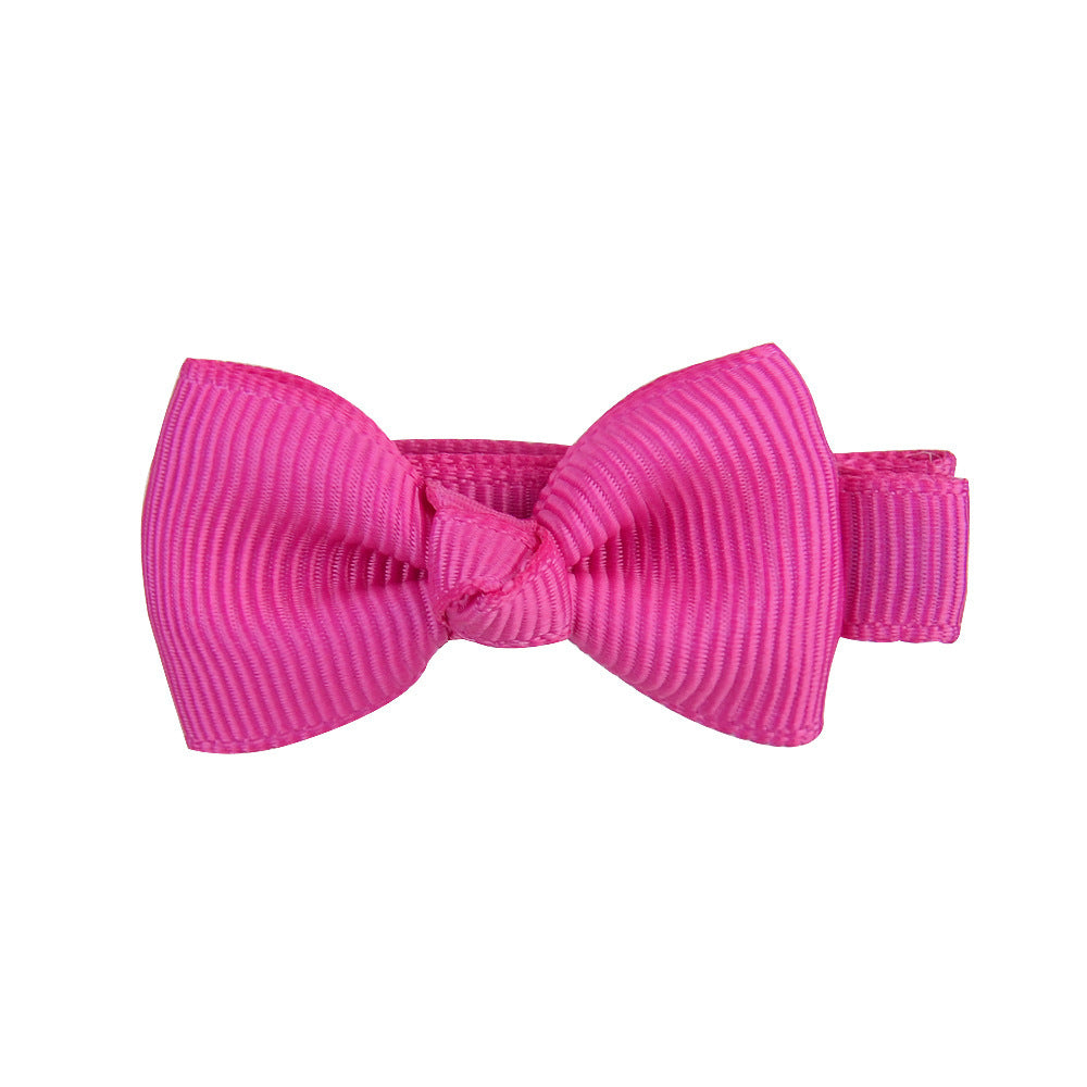 European American Kids' Jewelry Cute Bow Ribbon Hairpin Set - 20 Colors