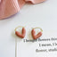 Fairy Heart Alloy Earrings - Candy Color Enamel Design