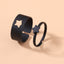 Fashion Star Butterfly Airplane Metal Unisex Open Ring Set - Creative Animal Design Adjustable Rings