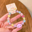 Cute Cartoon Acrylic Beaded Kids' Jelly Color Bracelet