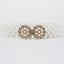 Elegant Vintage White Pearl Women's Chain Belt