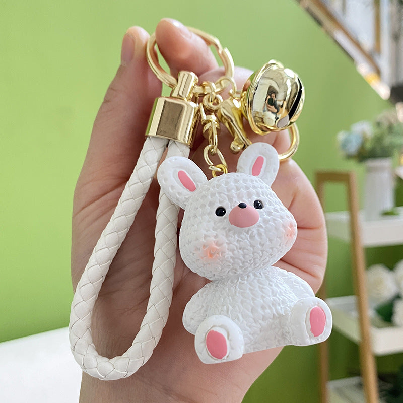 Modern Animal Resin Keychain Pendant for Bags and Cars