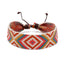 Retro Rhombus Ethnic Style Cotton Rope Hand-Woven Bracelet