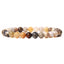 Fashion Natural Stone Crystal Agate Beaded Bracelet for Women