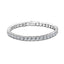 Sterling Silver Zircon Tennis Bracelet for Men and Women