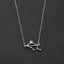 Fashion Symbol Starry Sky English Letter Twelve Constellation Alloy Necklace