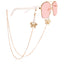 Fashion Heart Butterfly Beads Evil Eye Tassel Sunglasses Chain