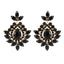 Retro Geometric Colorful Glass Plated Women's Drop Earrings