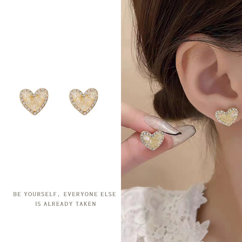 1 Pair Vintage Leaf Flower Bow Knot Pearl Zircon Clip-On Earrings