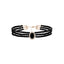 Retro Geometric Oval Pearl Layered Choker Necklace