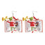 Cartoon Character Grinch Christmas Acrylic Drop Earrings