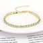 European Fashion Copper Chain Zircon Evil Eye Bracelet