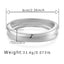 Elegant Minimalist Alloy Bangle Bracelet for Women