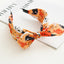 Sweet Pumpkin Skull Halloween Cross Knot Hair Band