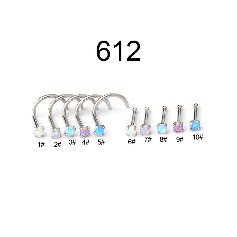 Ear Cartilage Rings & Studs Fashion Geometric 316 Stainless Steel