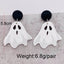 Cartoon Skull Acrylic Drop Earrings for Halloween