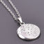 Retro Geometric Moon Stainless Steel Pendant Necklace