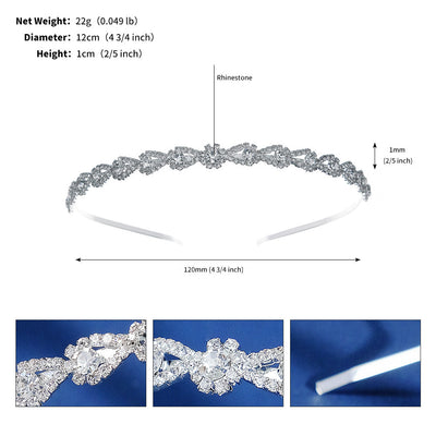 Elegant Rhinestone Embellished Hair Band