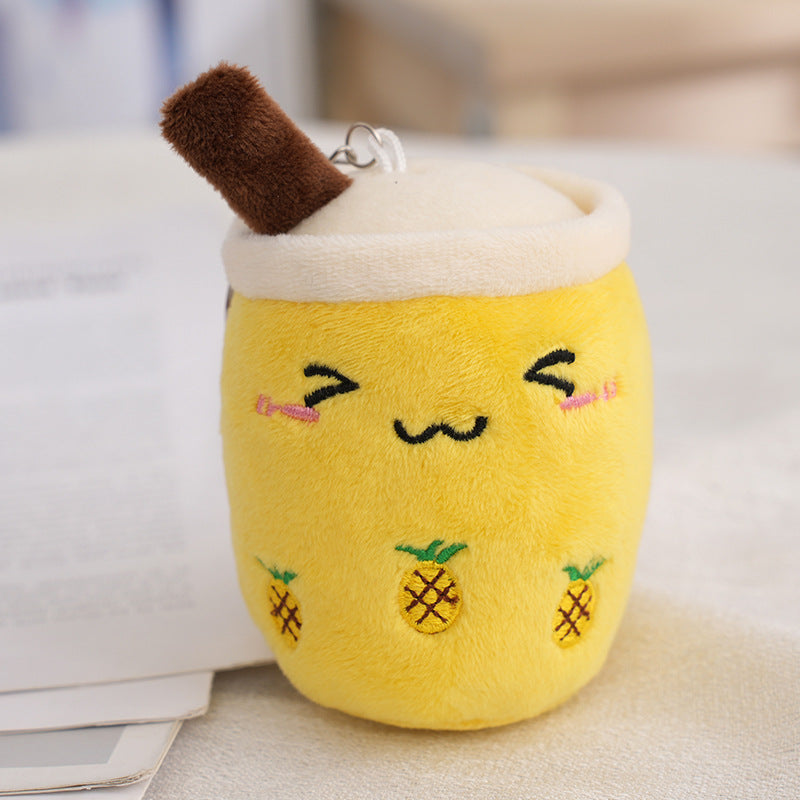 Simple Style Fruit Plush Keychain Accessory